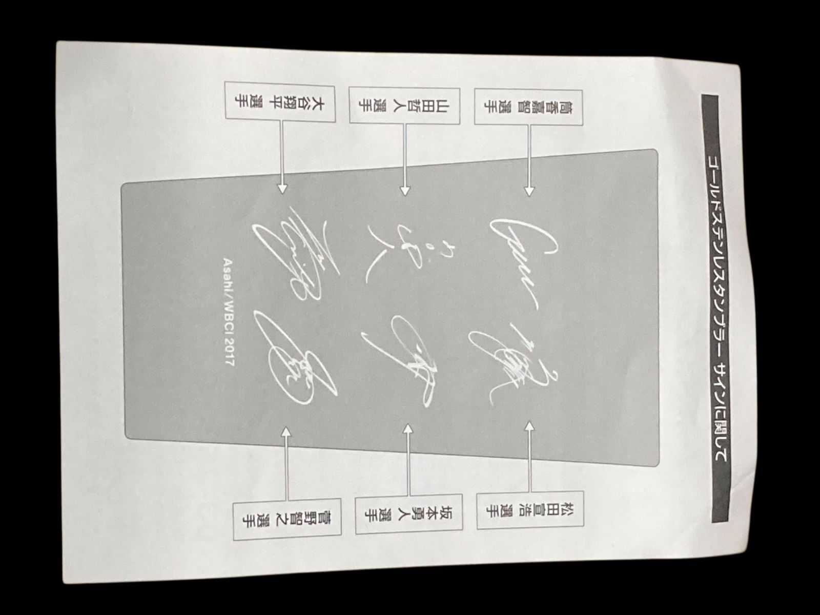 SAMURAI JAPAN 大谷翔平 筒香嘉智 山田哲人 松田宣浩 坂本勇人 菅野