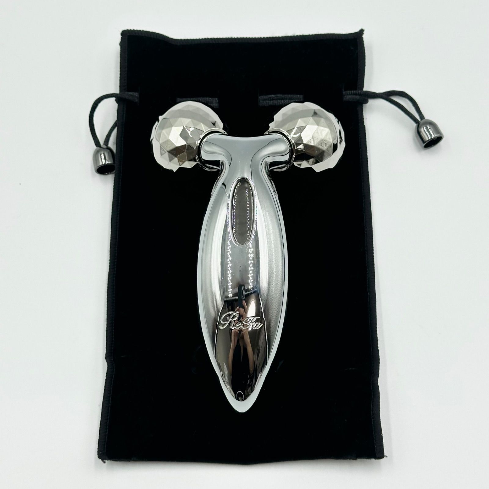 【新品・未使用】リファカラット美顔ローラー PEC-L1706 ReFa（リファ） MTG 正規品 カラット PEC-L1706 ReFa CARAT プラチナ