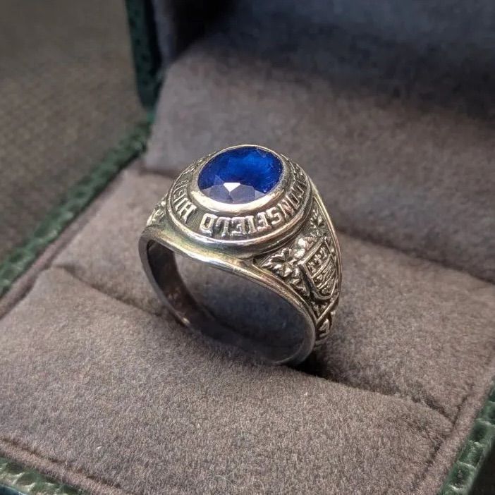 カレッジリング BALFOUR シルバー925 9号 7.5g 1974年 カナダ ケベック