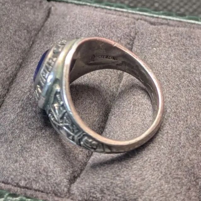 カレッジリング BALFOUR シルバー925 9号 7.5g 1974年 カナダ ケベック