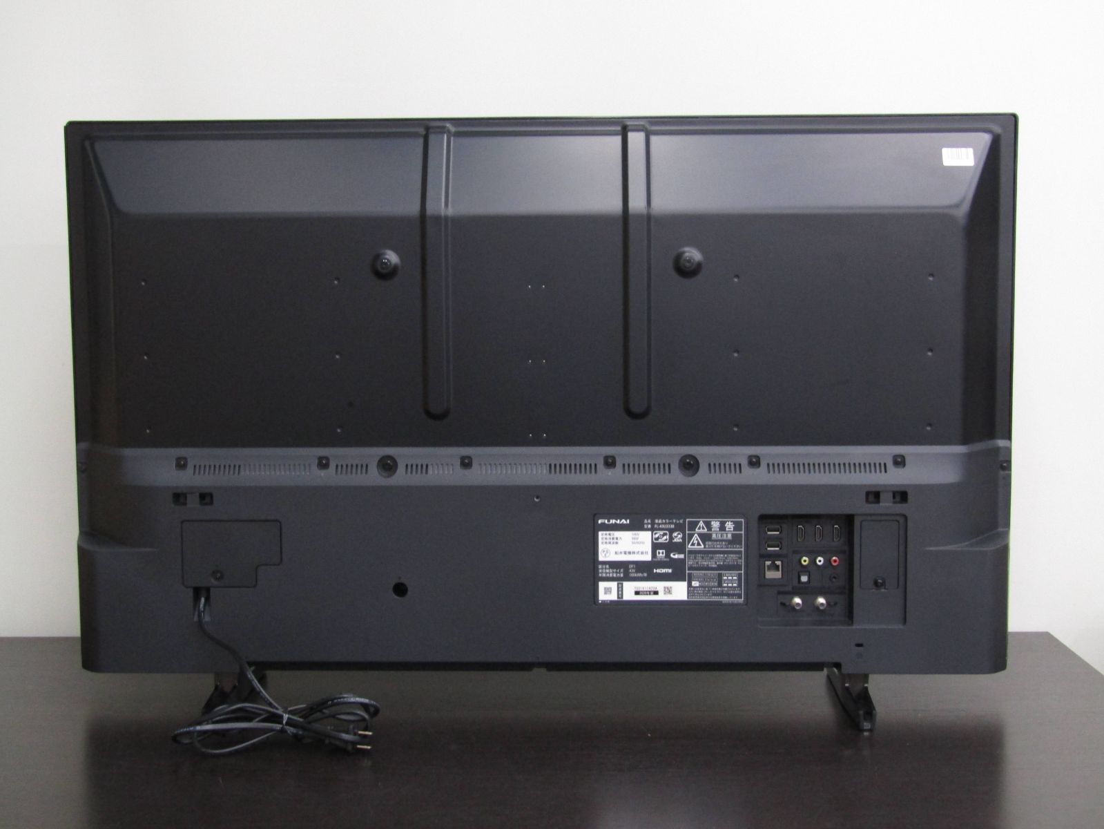 沖縄以外 送料無料】FUNAI 43V型 4K 液晶テレビ FL-43U3330 2020年製