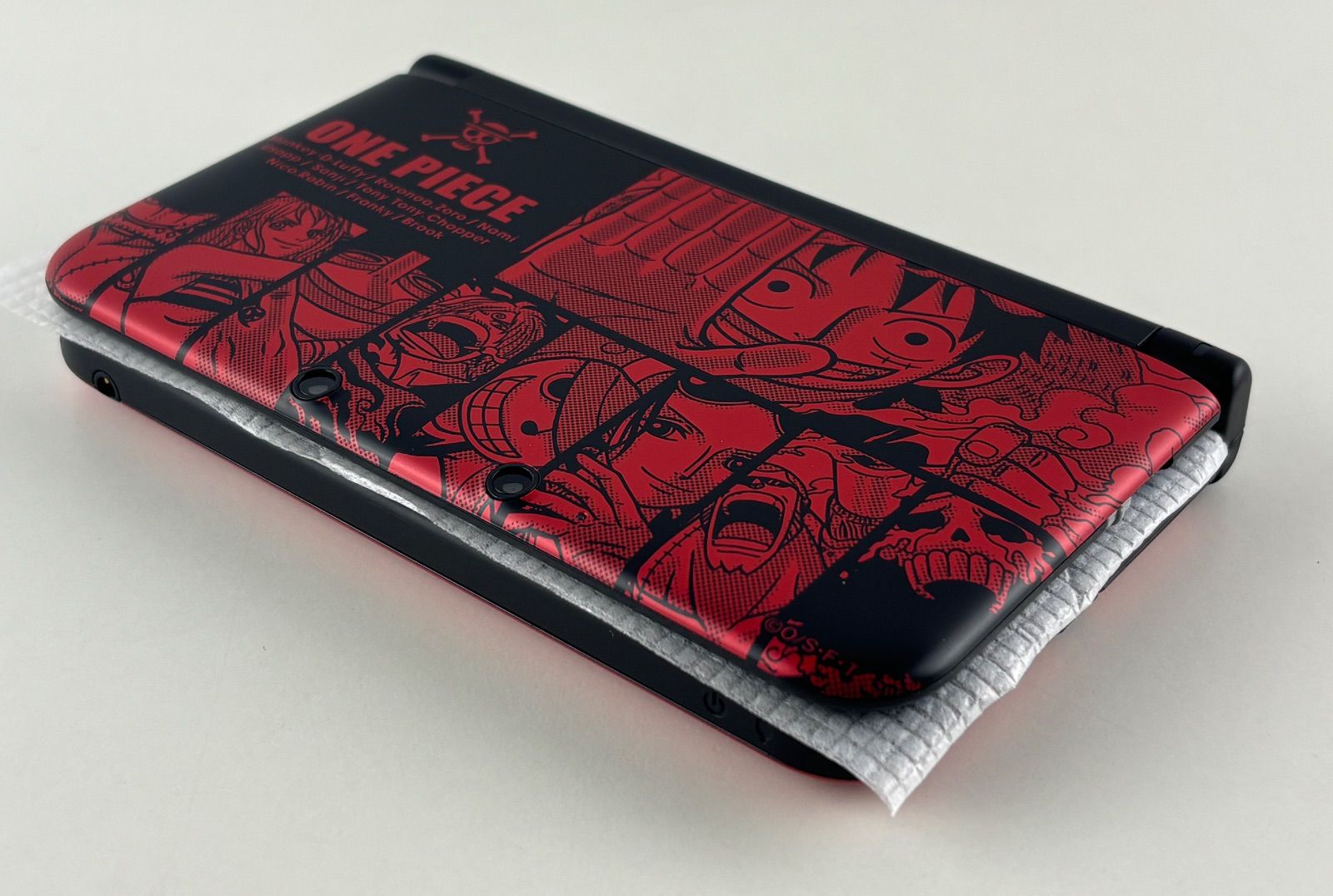 ほぼ新品 ニンテンドー 3DSLL 本体 ワンピース ルフィレッド