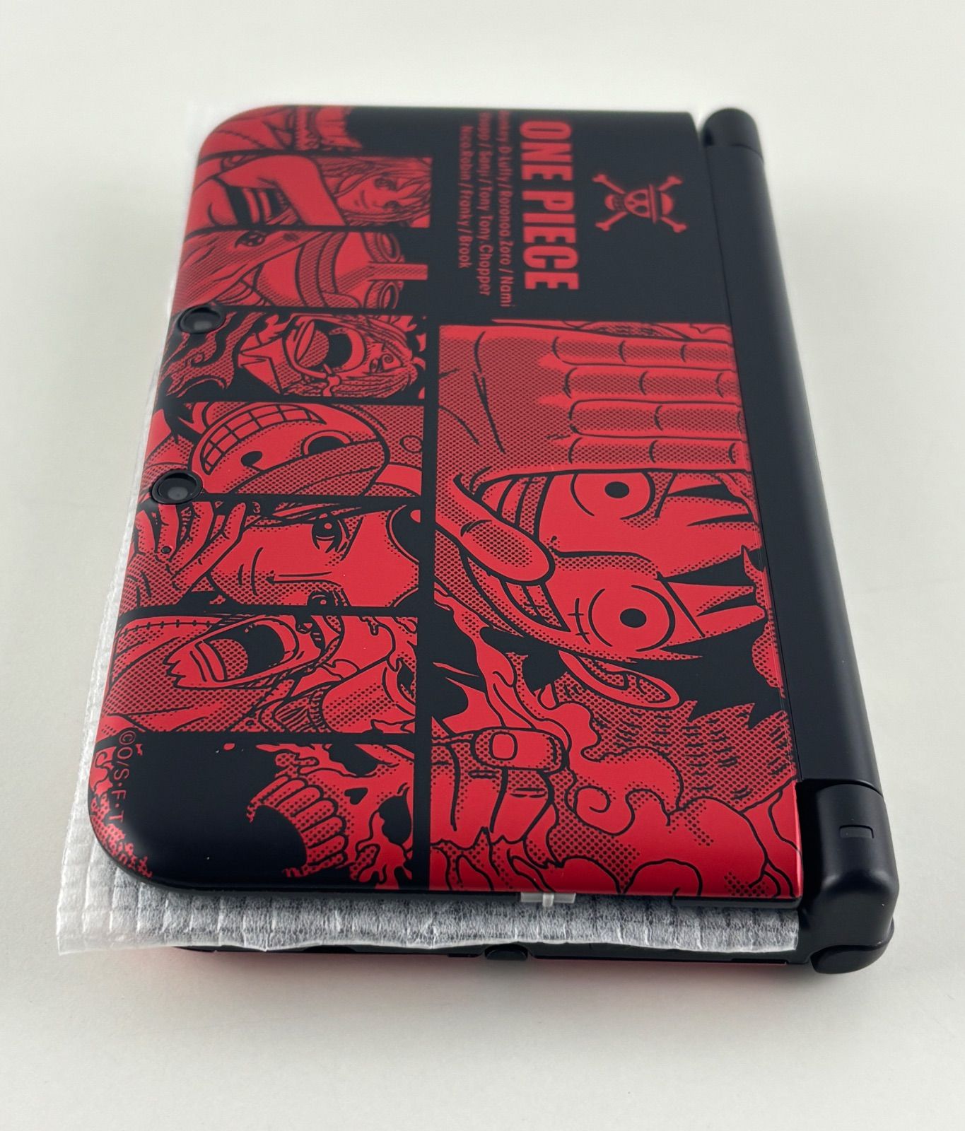 ほぼ新品 ニンテンドー 3DSLL 本体 ワンピース ルフィレッド