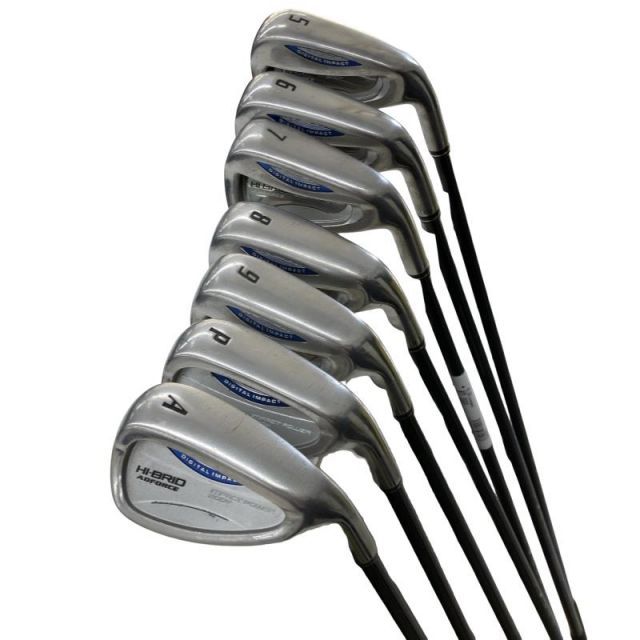寶TIS-615 HI-BRID HB300 アイアンセット 7本 中古】 ダンロップ HI-BRID ADFORCE 7S アイアンセット IR HI-BRID HB