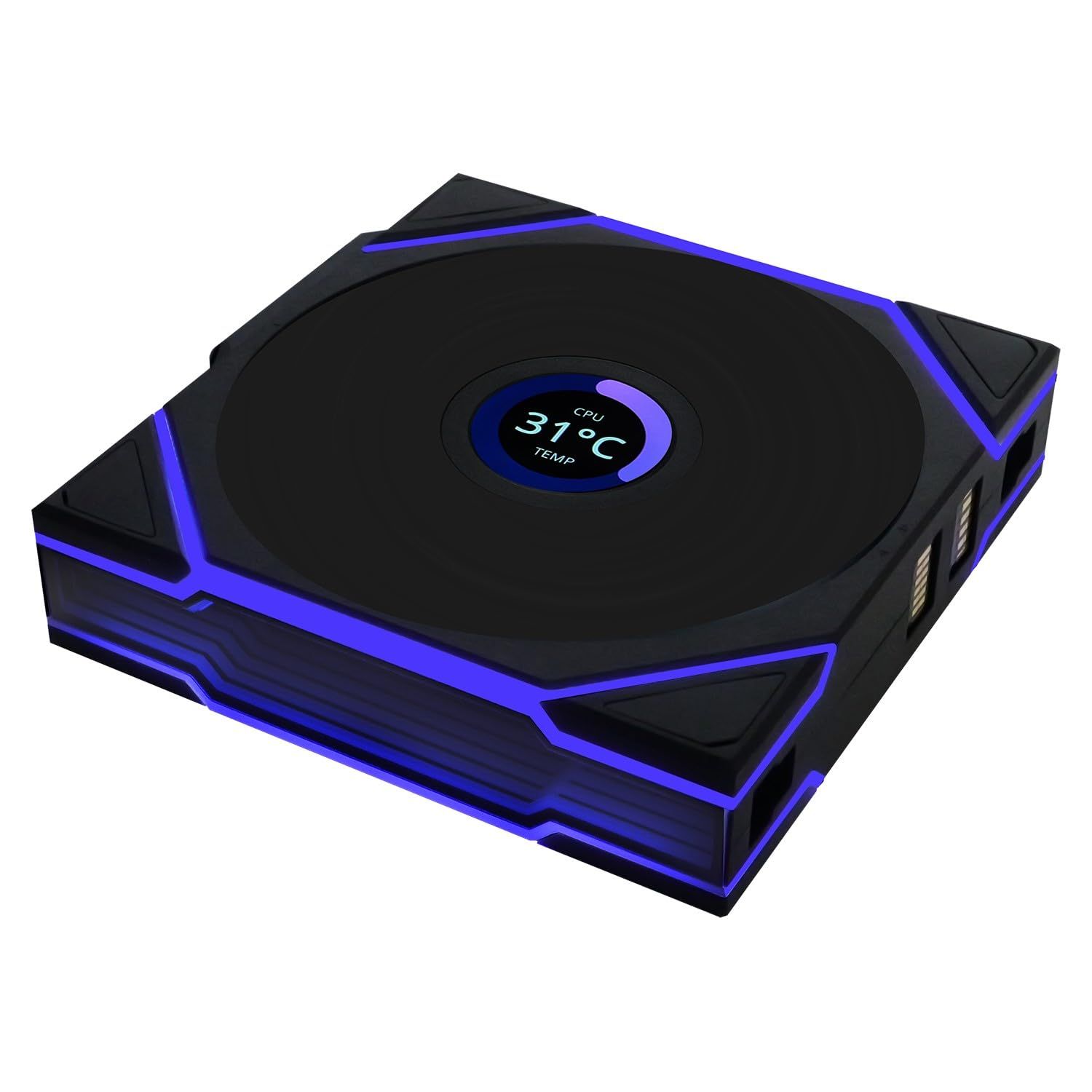 新品 LIANLI 120mm ARGBケースファン リバースモデル UNI FAN RS TL LCD Wireless 120 BK ...