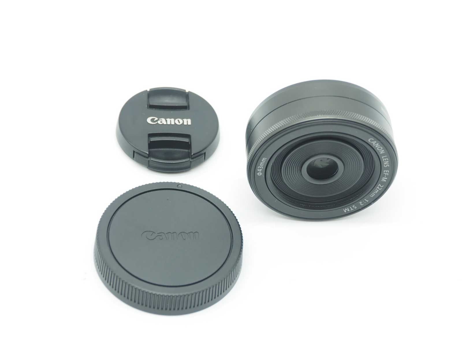 キャノン Canon EF-M 22mm f/2 STM Lens for EOS M EF-M Mount Black
