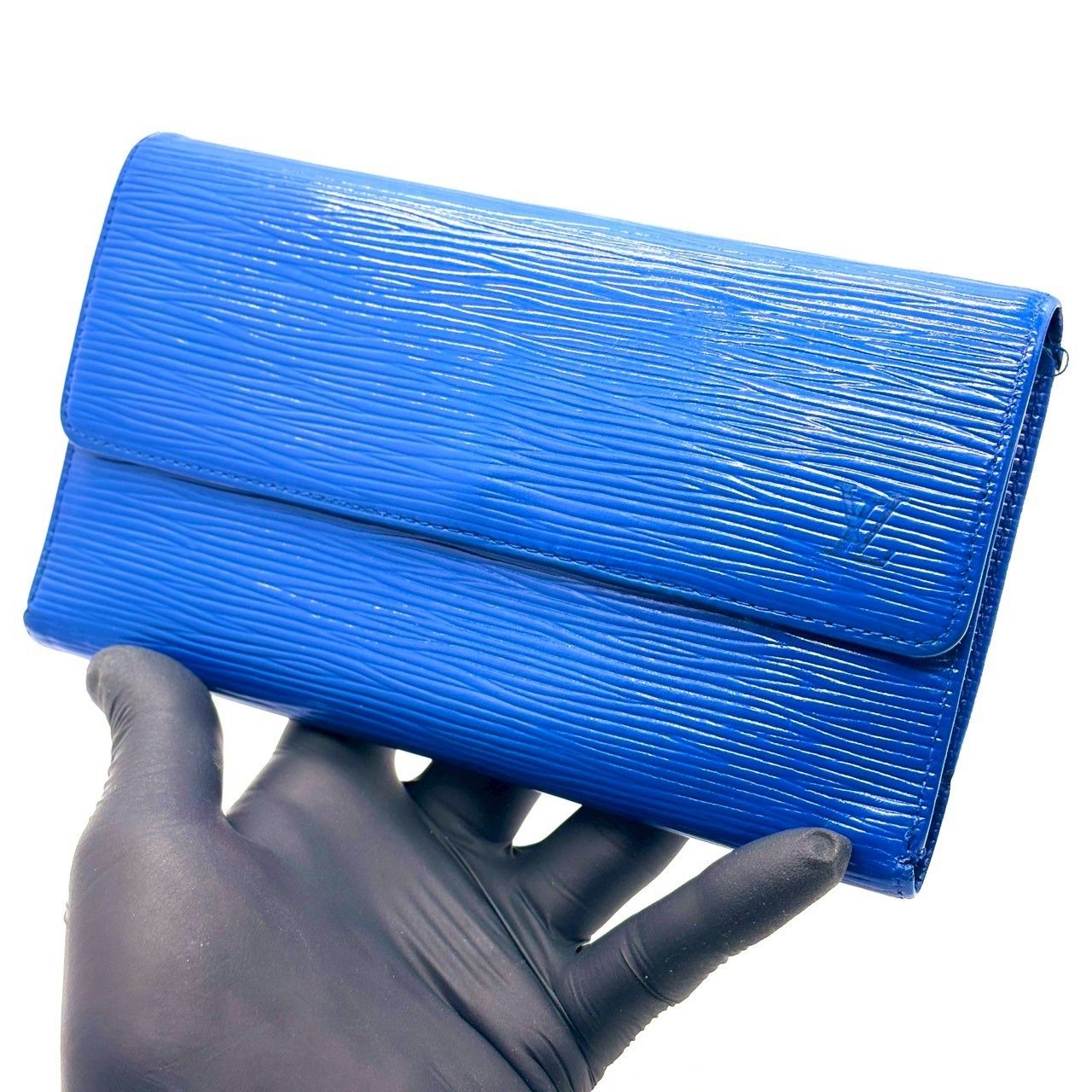 正規品 ルイヴィトン エピ ポルト トレゾール インターナショナル 長財布 青 楽天市場】【財布】LOUIS VUITTON ルイ ヴィトン エピ ポルト モネ
