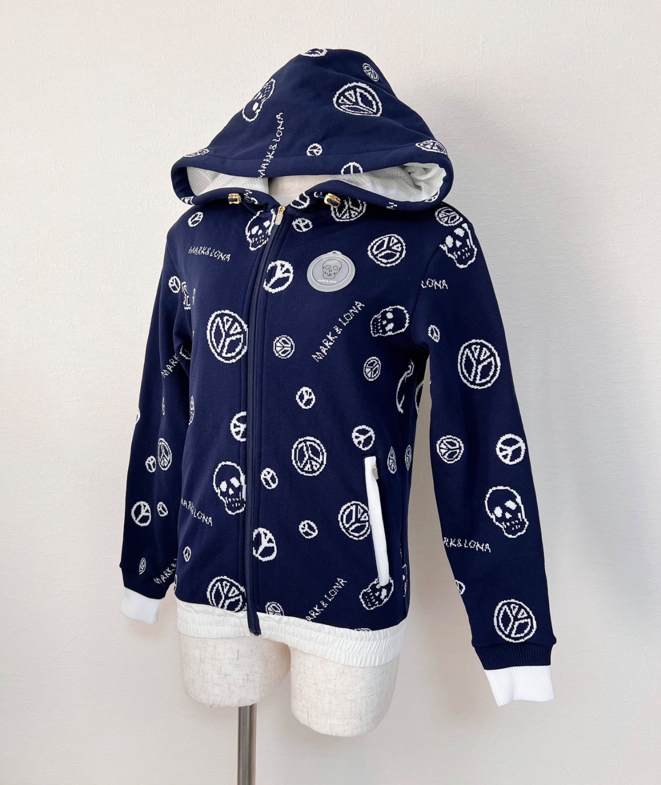 MARK&LONA マークアンドロナ ジップパーカー M フード付き - メルカリ