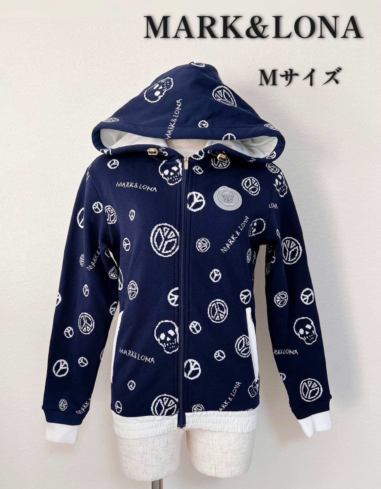 マークアンドロナ 【 MARK & LONA 】ジップアップパーカー 50 XL