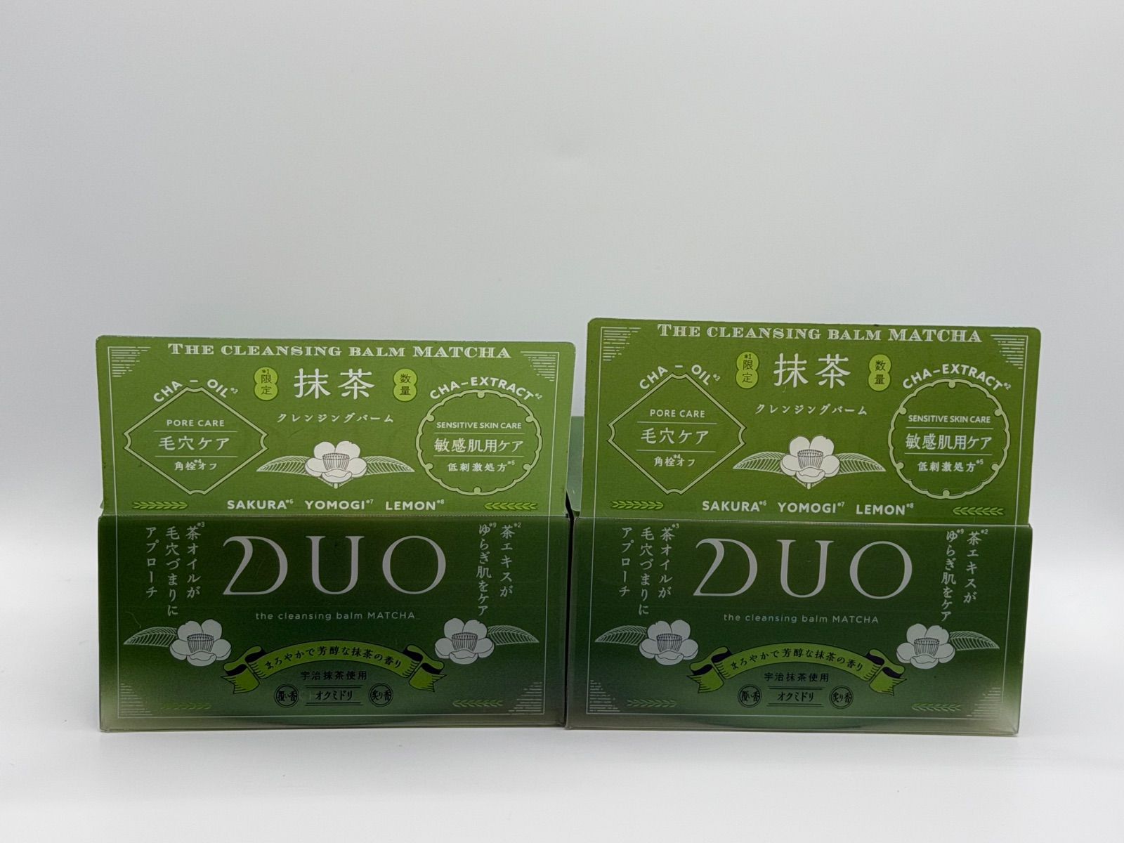 【未使用・未開封】DUOクレンジングバームM　抹茶　4個セット 未使用・未開封】DUOクレンジングバームM 抹茶 4個セット 未使用・未