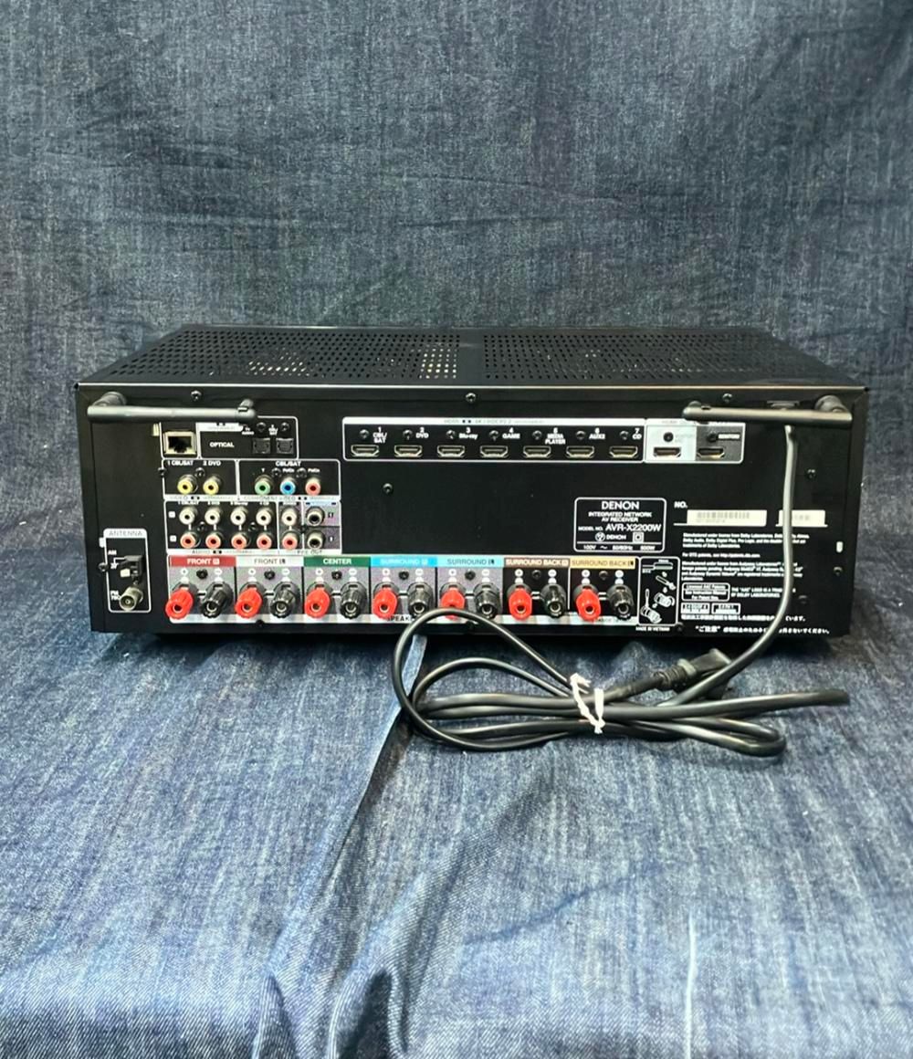 デノン AVアンプ 185W 7chアンプ AVR-X2200W DENON - メルカリ