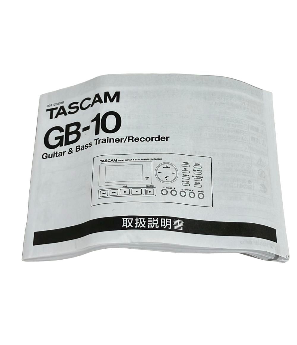 美品 タスカム ギター・ベーストレーナー GB-10 TASCAM - メルカリ