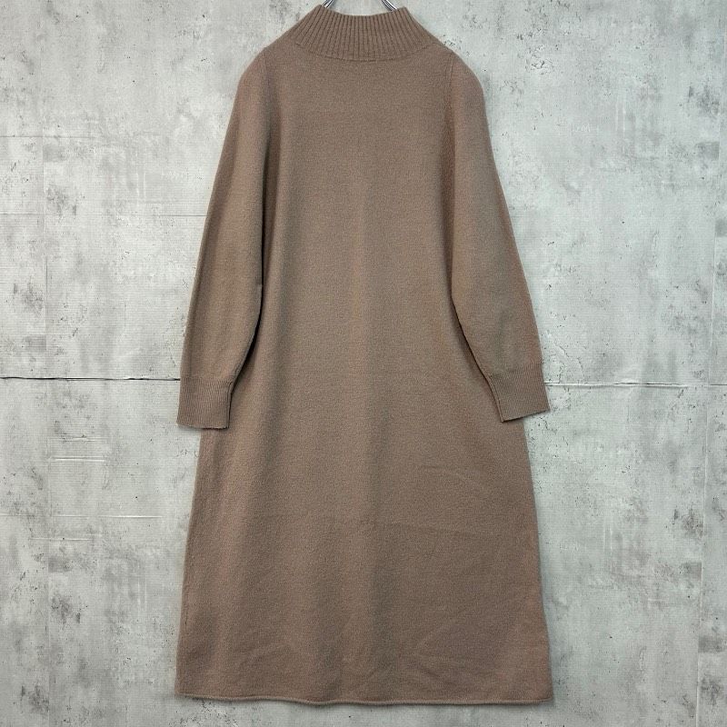 UNTITLED アンタイトル ニットワンピース ロング ベージュ 2サイズ M