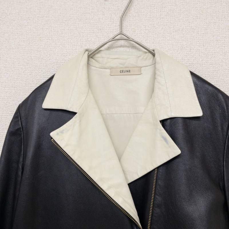 CELINE セリーヌ フィービー期 レザージャケット ライダース バイ