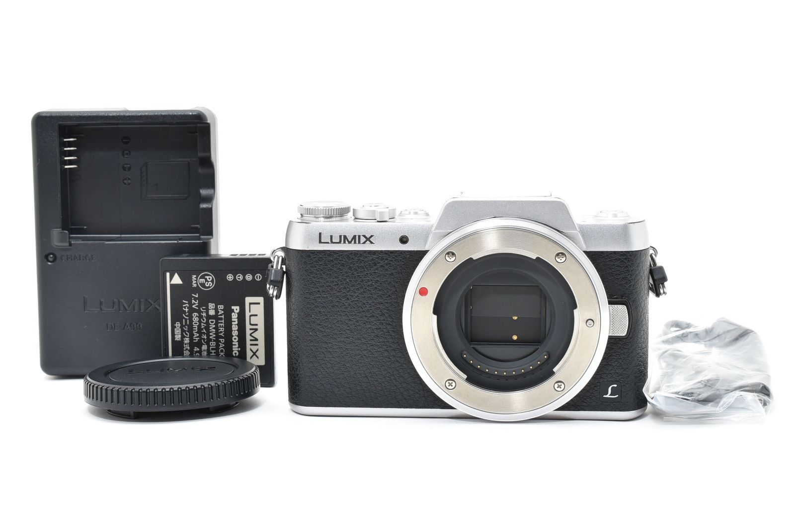 パナソニック PANASONIC DMC-GF7 シルバー ボディ ≪S数9,000回 動作