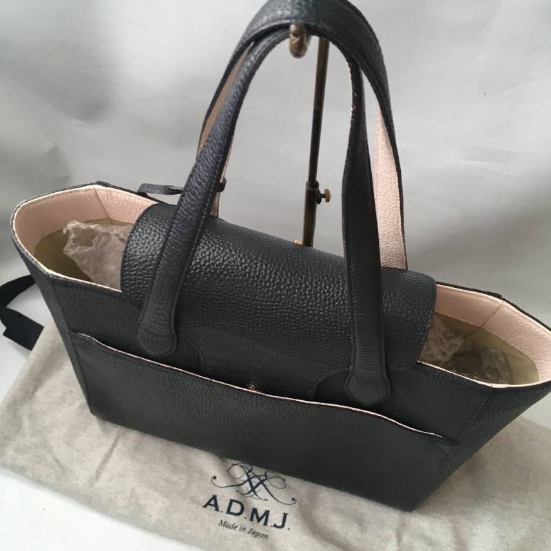 美品　ADMJ アクセソワ レザー　トート　バッグ 美品 ADMJ アクセソワ トート バッグ - メルカリ