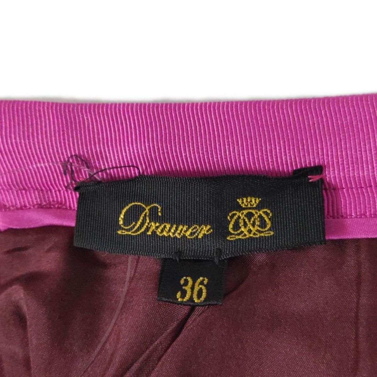 Drawer(ドゥロワー) ロングスカート サイズ36 S レディース - パープル  