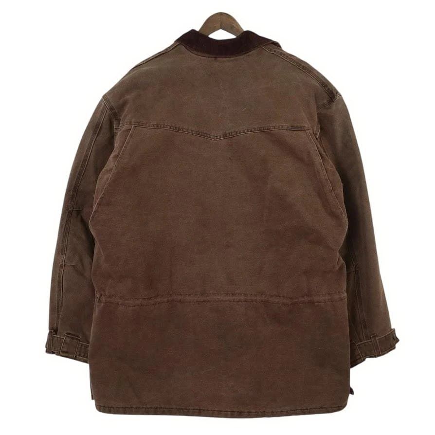 カーハート 80s ダックジャケット ロング丈 ブラウン 茶色 carhartt