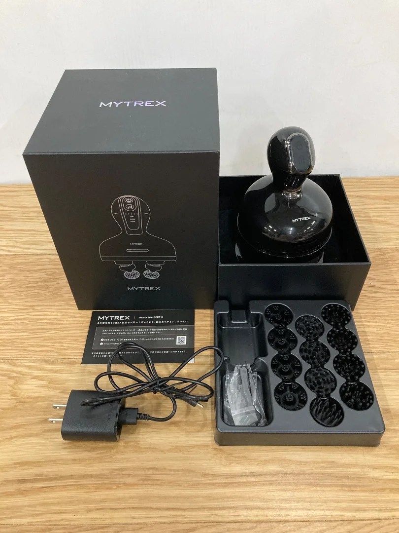 Mytrex headマッサージャー ブラック Head Spa Deep X Scalp Massager – MYTREX Global