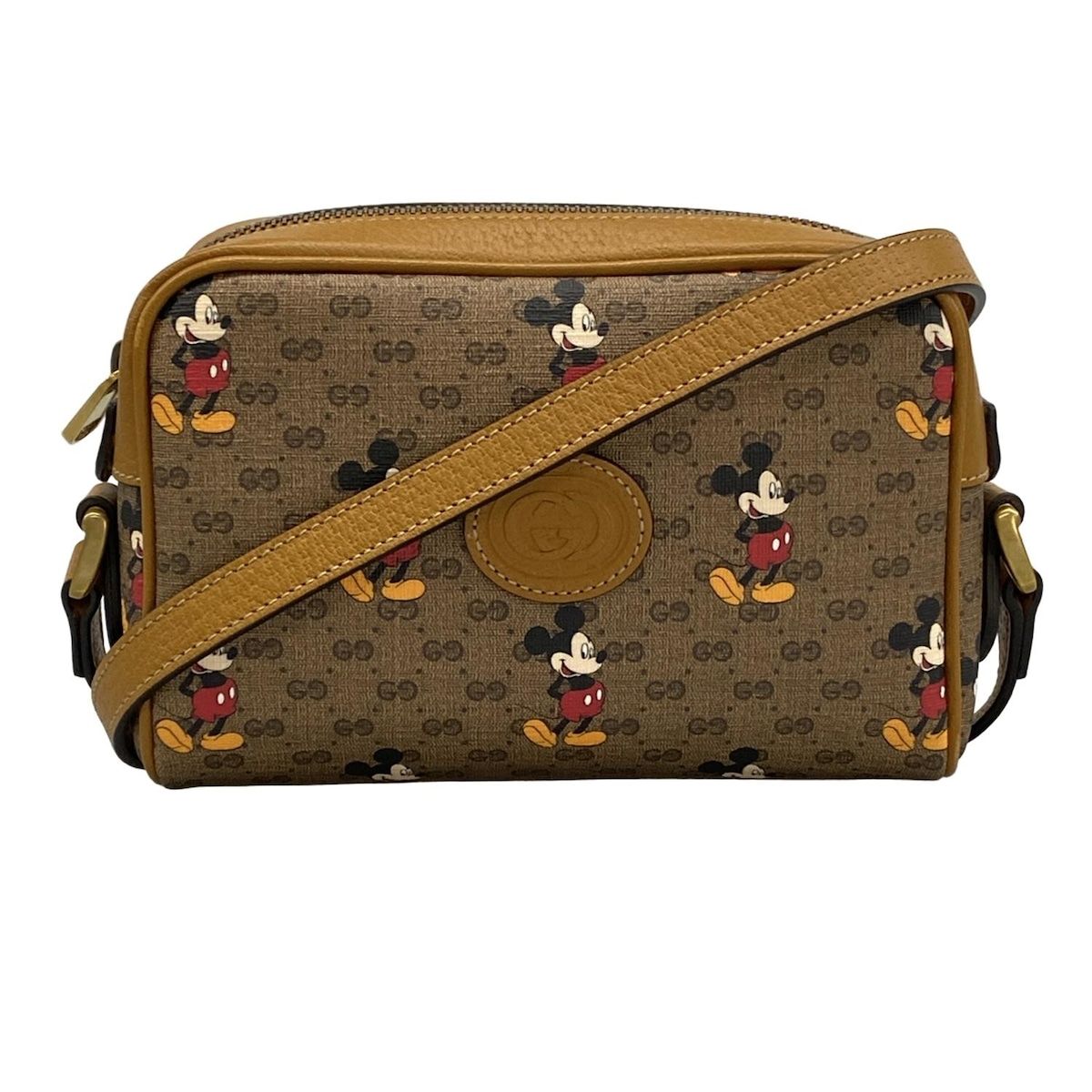 GUCCI(グッチ) ショルダーバッグ美品 エボニー ミニGGスプリーム