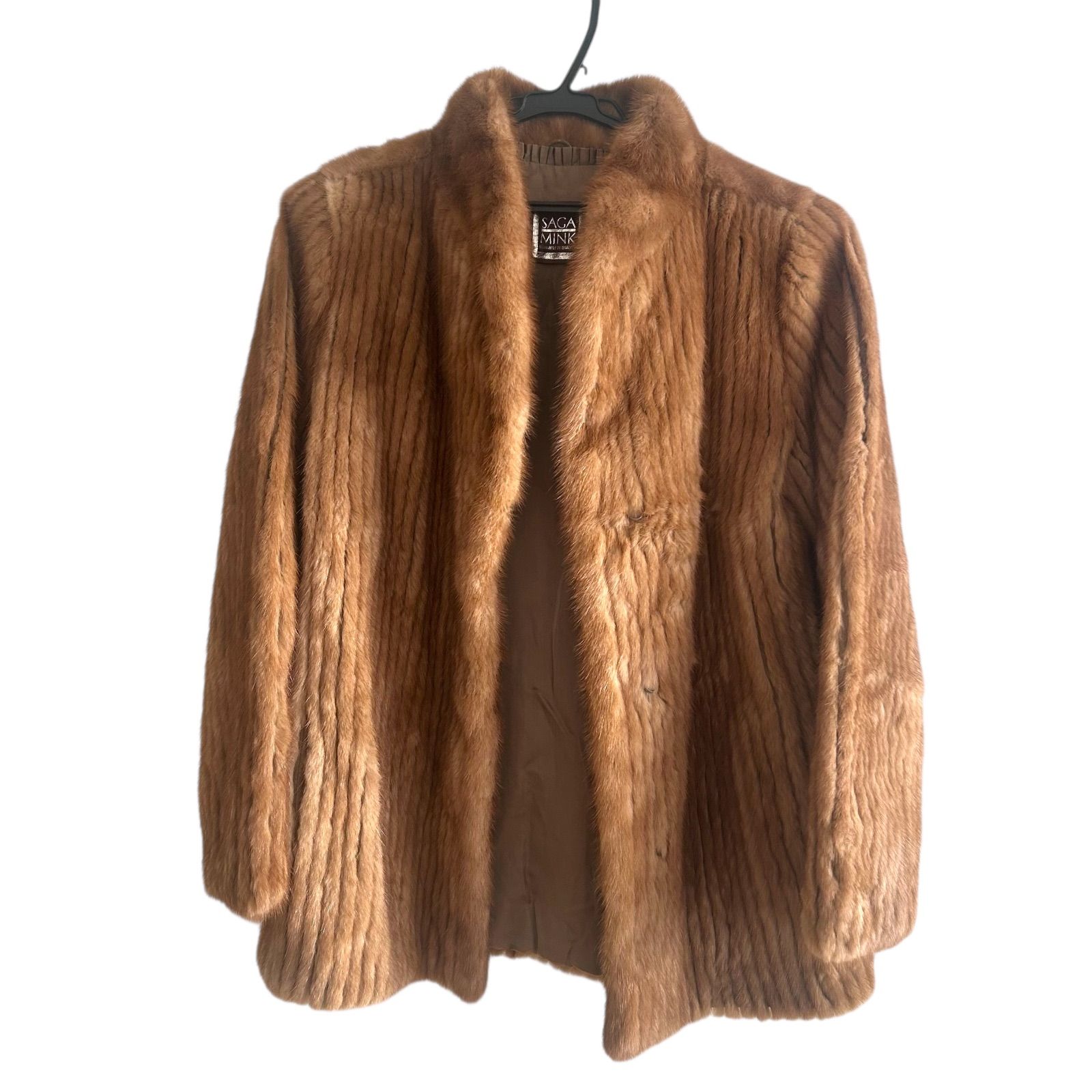 Z1728 SAGA MINK サガミンク 毛皮 ファーコート キャメル レディース 6