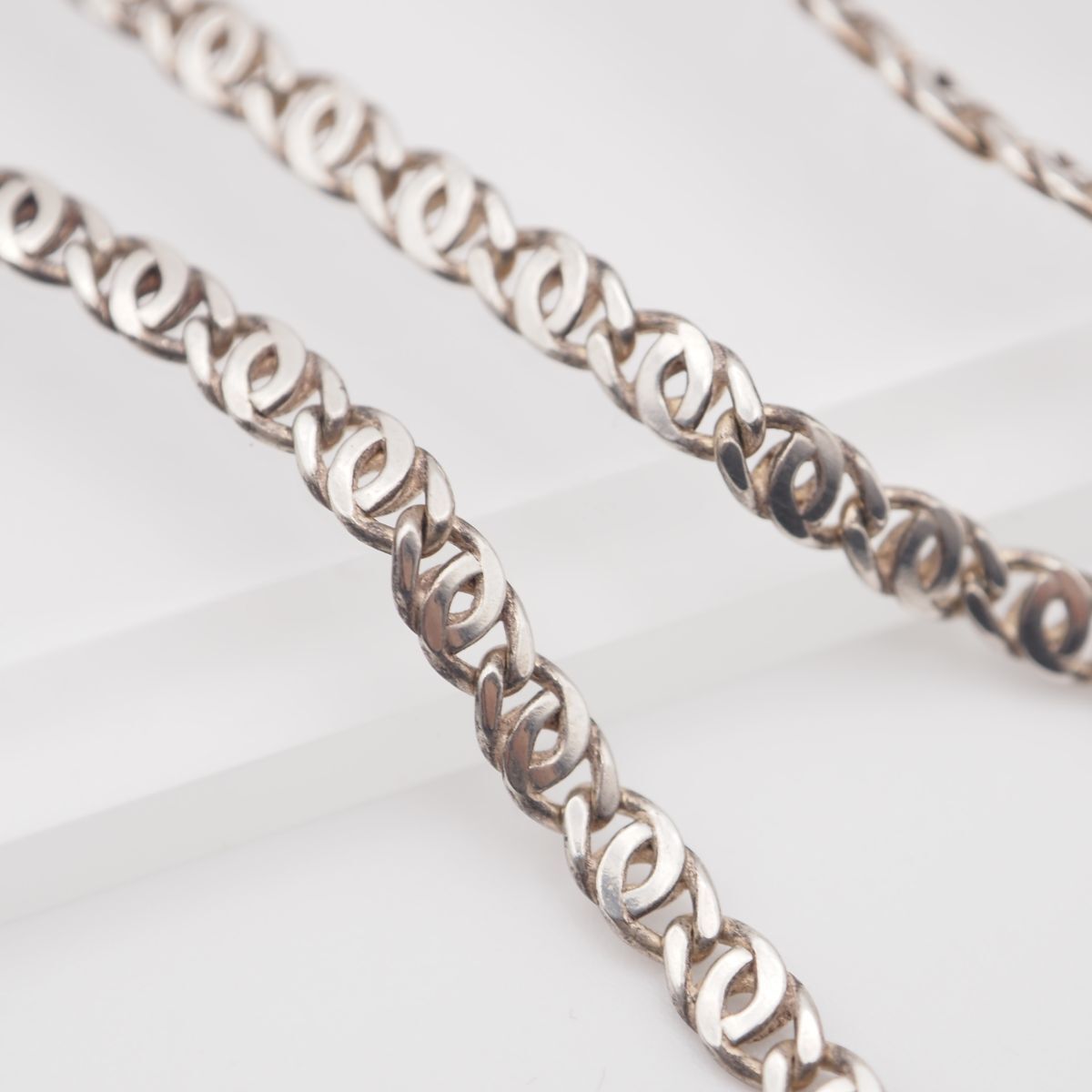 シルバーネックレスS925ネックレス　925 刻印　ヴィンテージ　人気　冬 M076 ヴィンテージ 925刻印 ネックレス シルバー チェーン デザイン