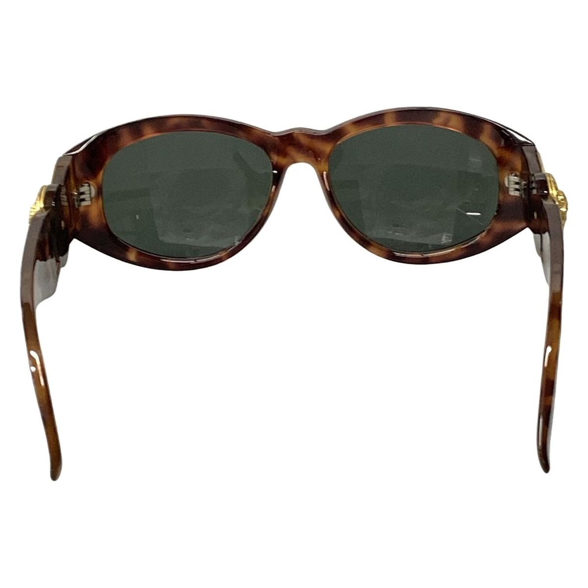 ジャンニヴェルサーチ 良品 y2k イタリア製 サングラス MOD424オーバル GIANNIVERSACE(ジャンニヴェルサーチ) サングラス - MOD424 黒×ダーク