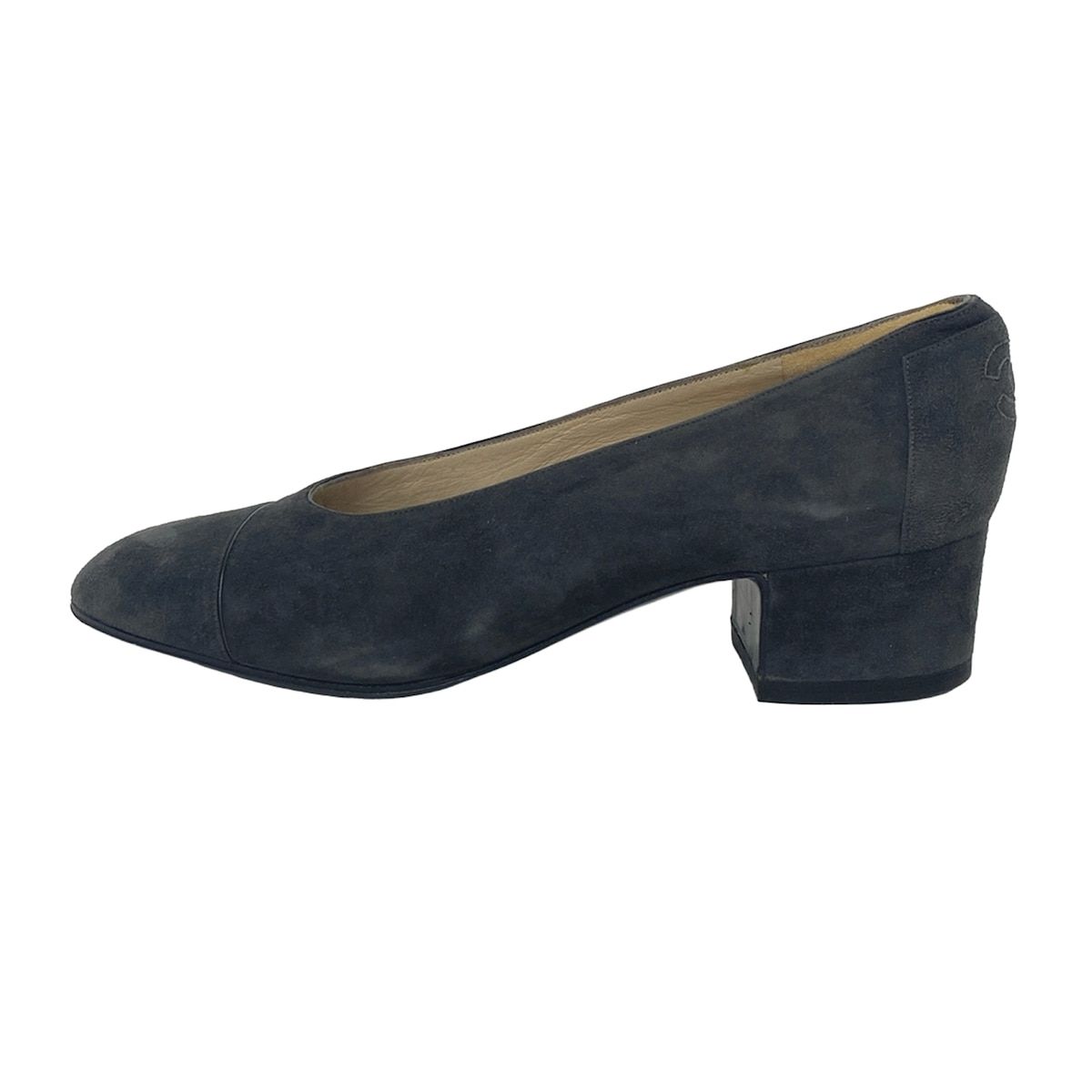 CHANEL(シャネル) パンプス 38 レディース - ダークグレー - メルカリ