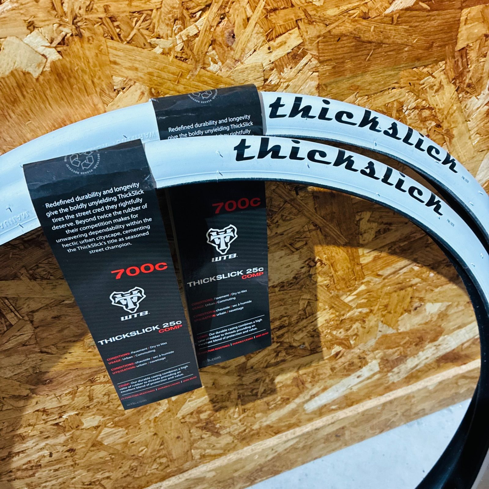 2本セットWTB thickslick 622-28 700-28C 2本セットWTB thickslick 622