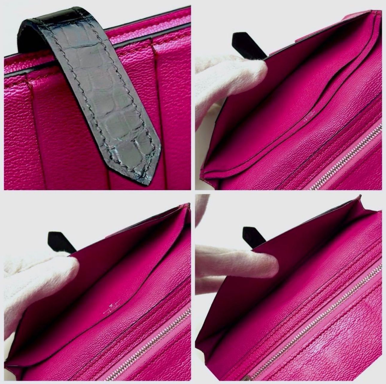 エルメス】赤字価格の為値下げ不可・ベアンスフレクロコダイル