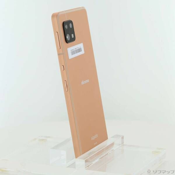 中古品〕 AQUOS sense6 64GB ライトカッパー SH-54B docomo SIMフリー