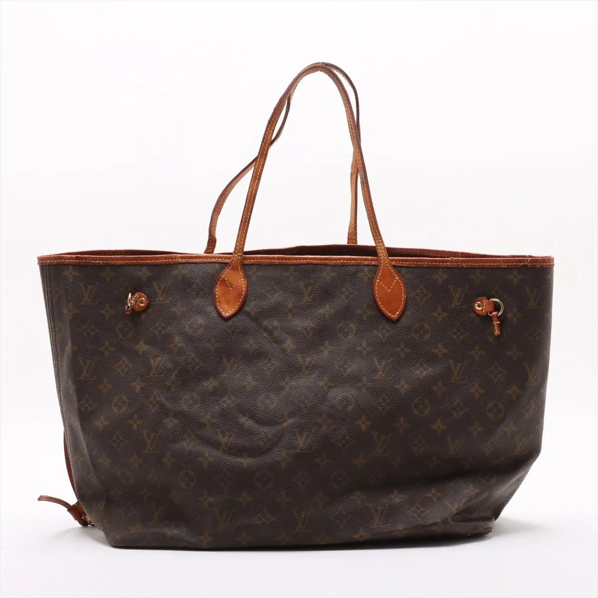 ルイヴィトン モノグラム ネヴァーフル GM M40157 レザー トート