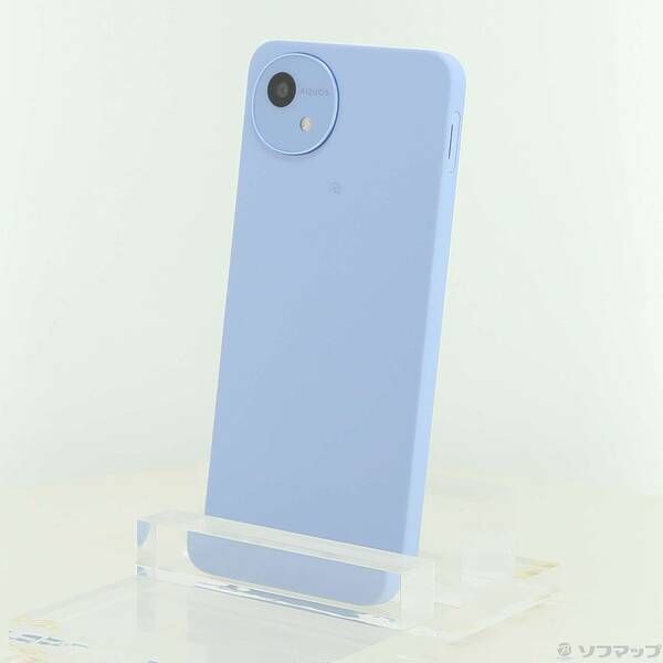 中古品〕 AQUOS wish4 64GB ブルー SH-52E docomo SIMフリー【352