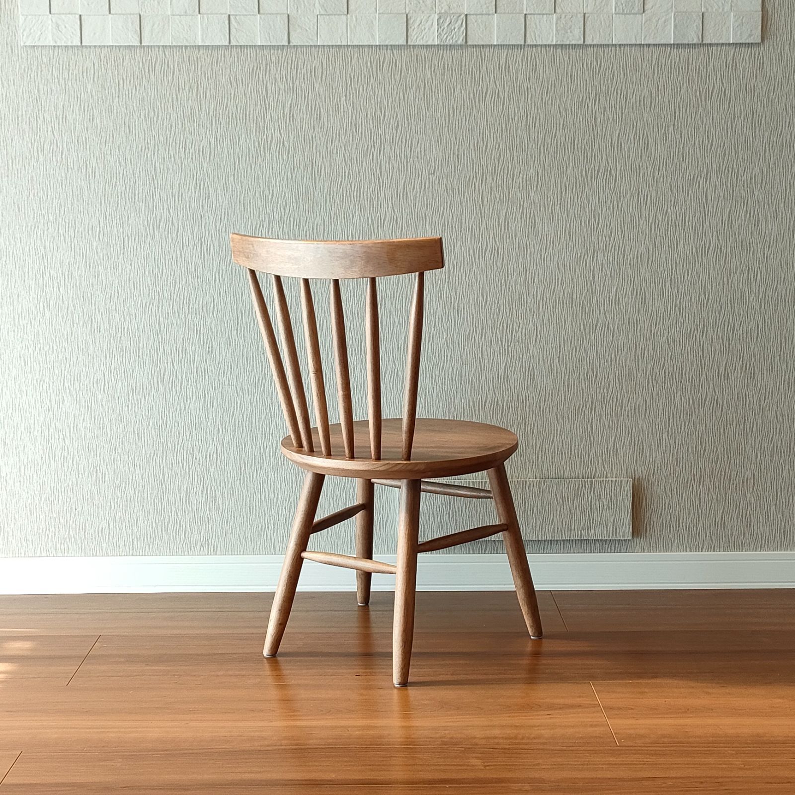 ニトリ ウィンザーチェア 木製 スティックバック ダイニングチェア