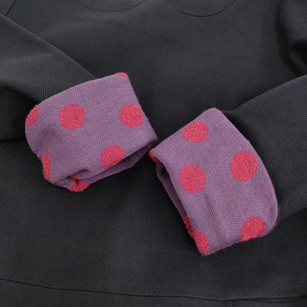 中川政七商店 遊 セミフォーマル ウール混 ワンピース ネイビー  