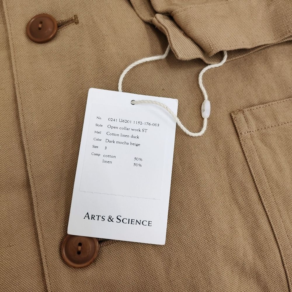 ARTS&SCIENCE Open collar work ST サイズ3 オープンカラーワーク