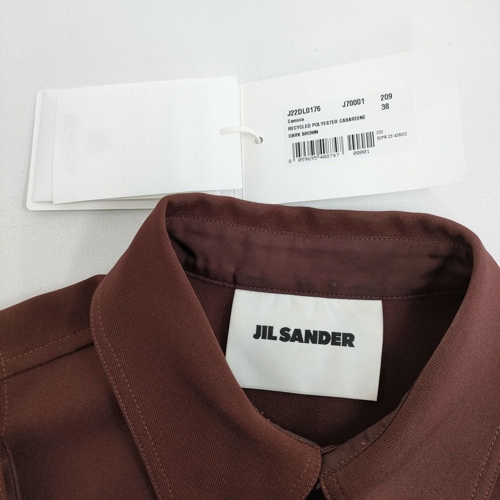 JIL SANDER ギャバジン シャツジャケット J22DL0176 定価199100円
