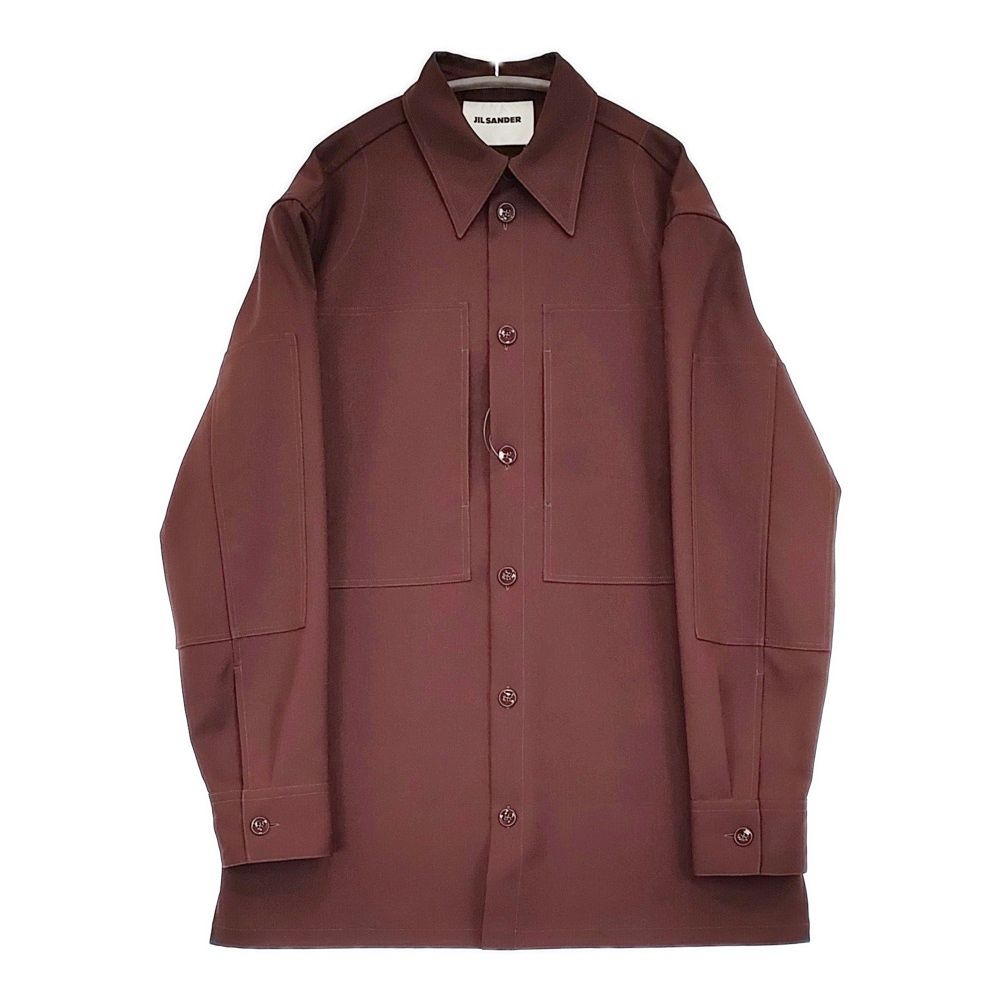 JIL SANDER ギャバジン シャツジャケット J22DL0176 定価199100円