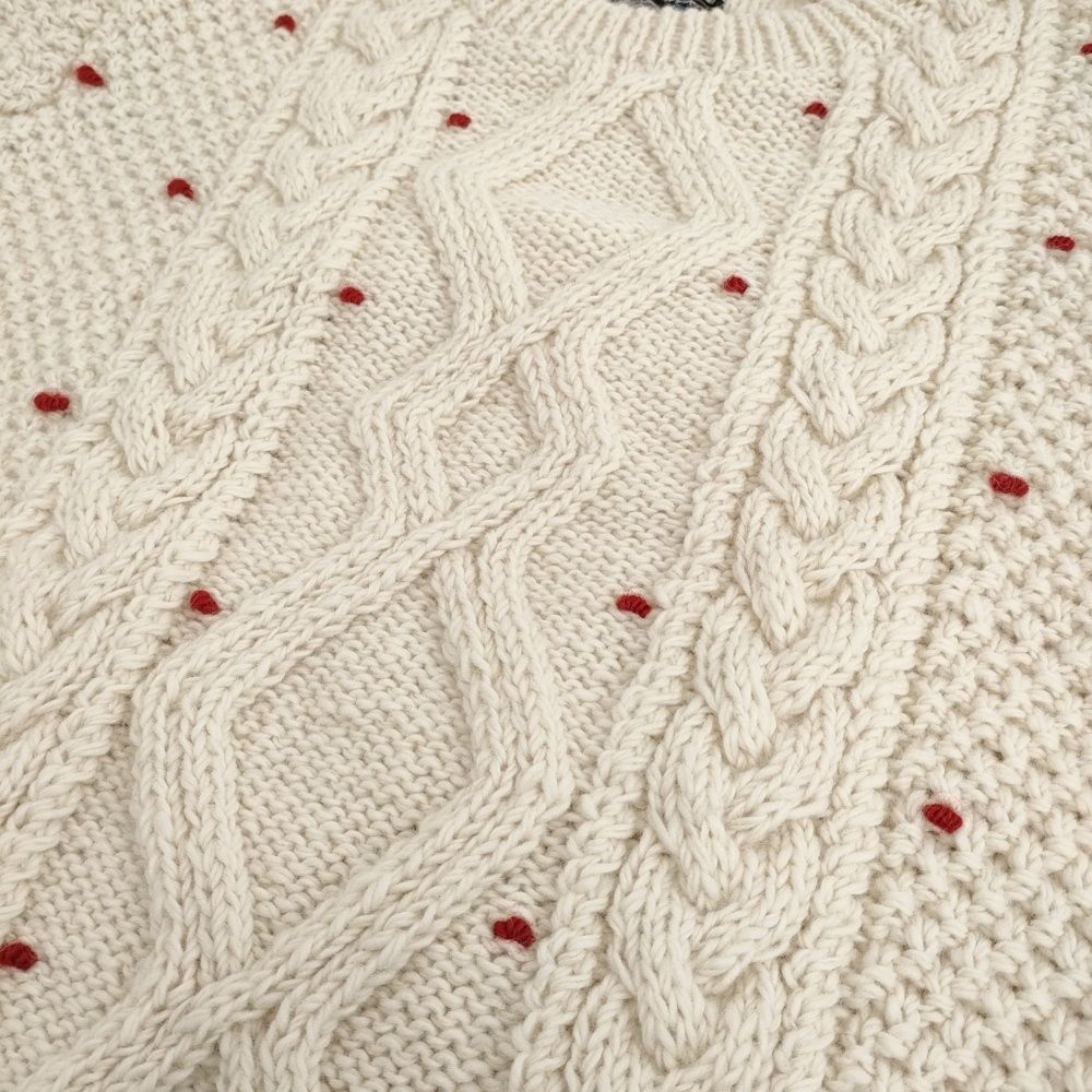 SLOBE IENA embroideryハンドニット 定価25300円 セーター ニット 25AW