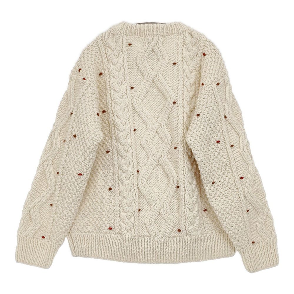 SLOBE IENA embroideryハンドニット 定価25300円 セーター ニット 25AW