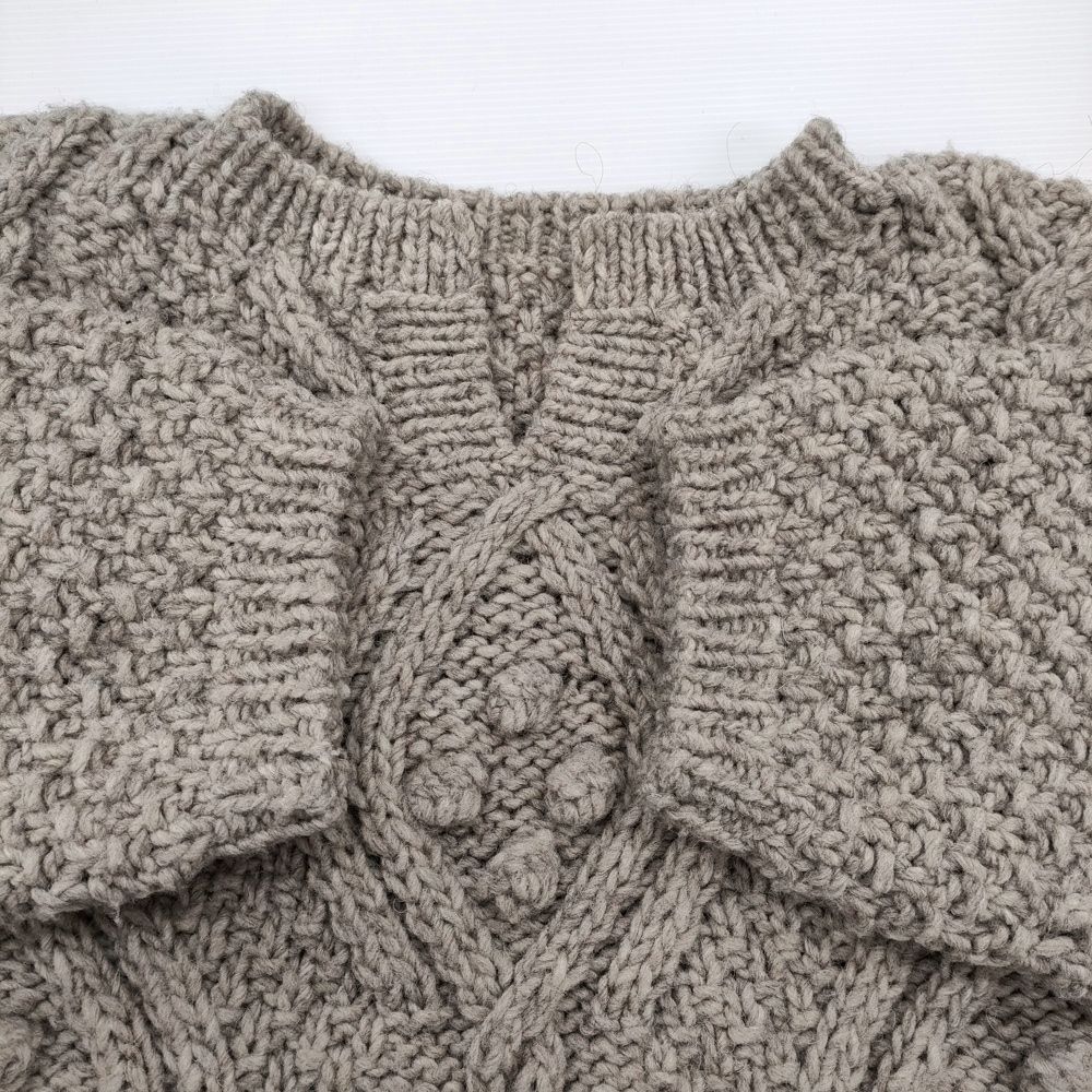 nest Robe ポップコーンケーブル編み セーター comingsoon ペルーニット ポップコーンケーブル プルオーバー 毎年