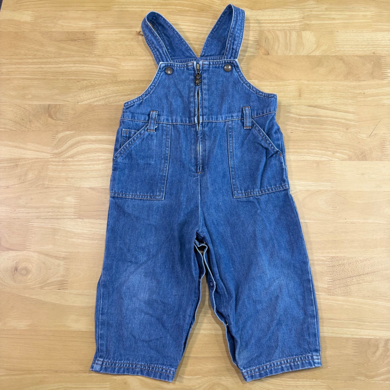 希少◎ファミリアレトロオーバーオール◎サイズ80 - メルカリ