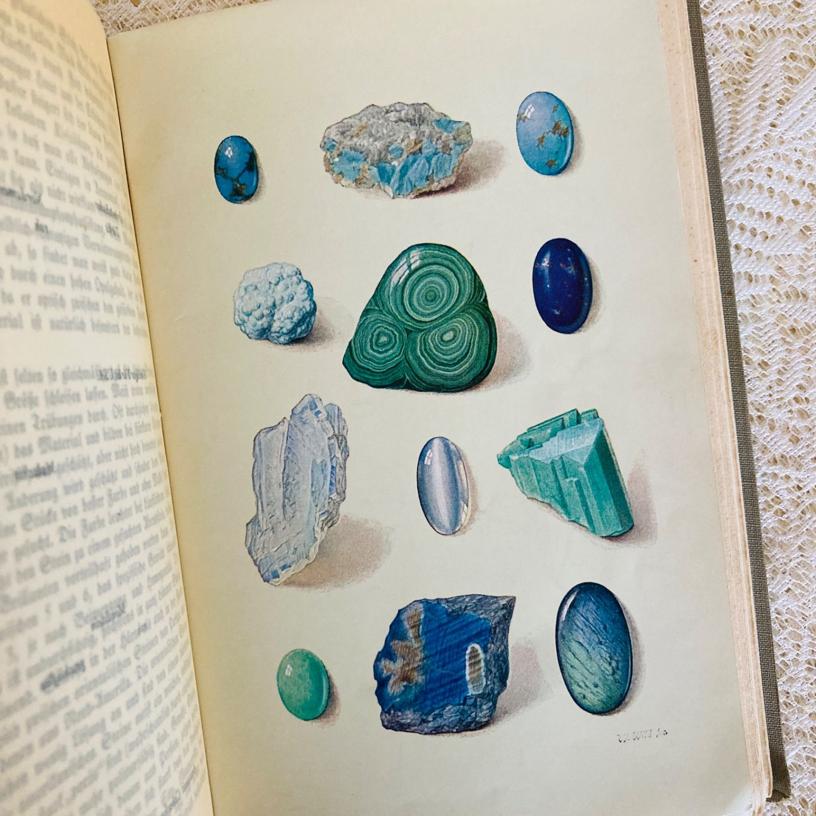 宝石学の本 ドイツ語古書 宝石・鉱物図鑑 洋書・古書 - メルカリ