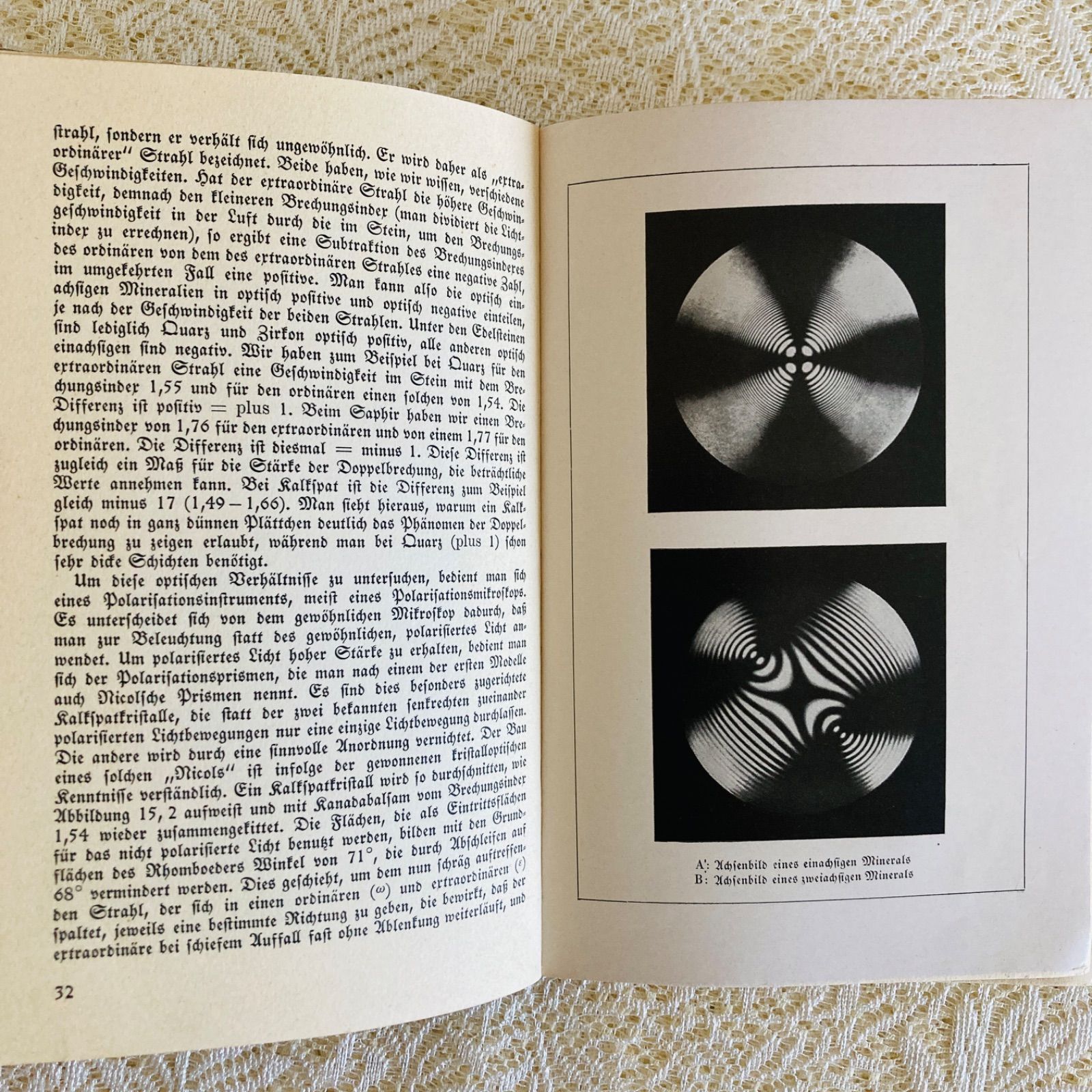 1937年発行 希少な鉱物の本 古書 ドイツ語 洋書 1937年発行 希少な鉱物