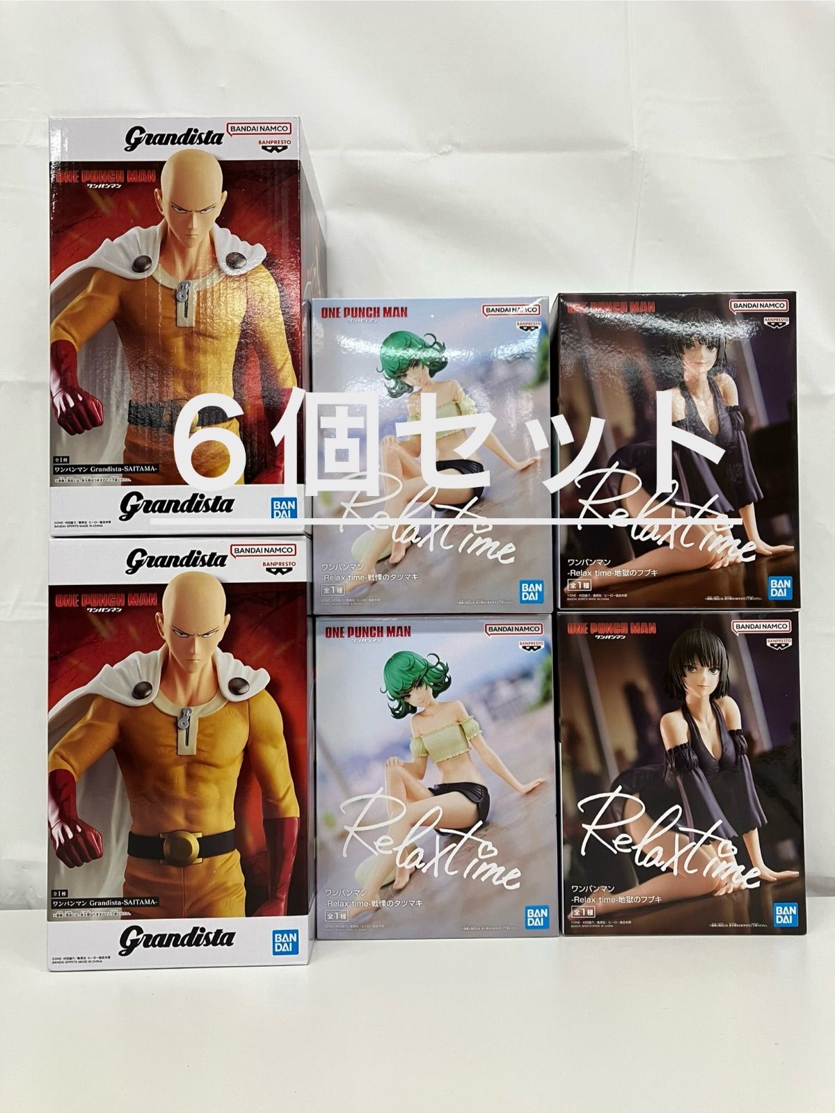 未開封 ワンパンマン フィギュア 6個セット LF1635 f101 - メルカリ