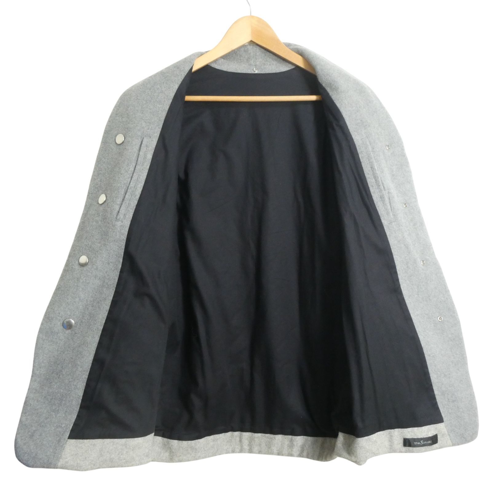 THE SAKAKI ザ サカキ ウール×ナイロン×カシミヤ スタジアムジャンパー