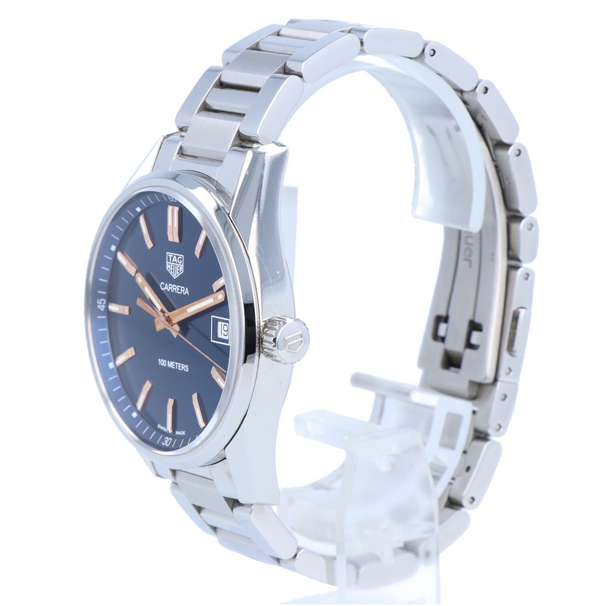 TAG Heuer】 タグホイヤー カレラ デイト クォーツ WAR1112 39mm SS 