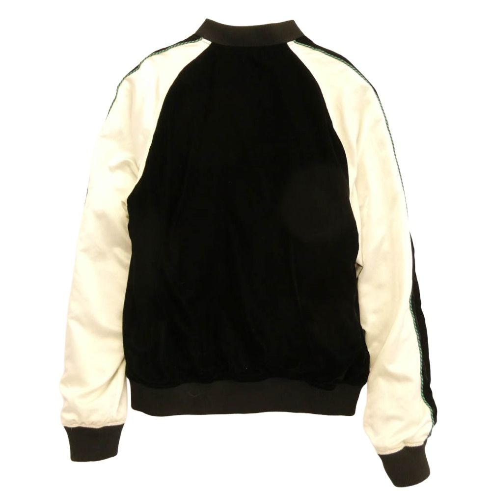 DIESEL ディーゼル バック刺繍 ベロア リバーシブル スカジャン