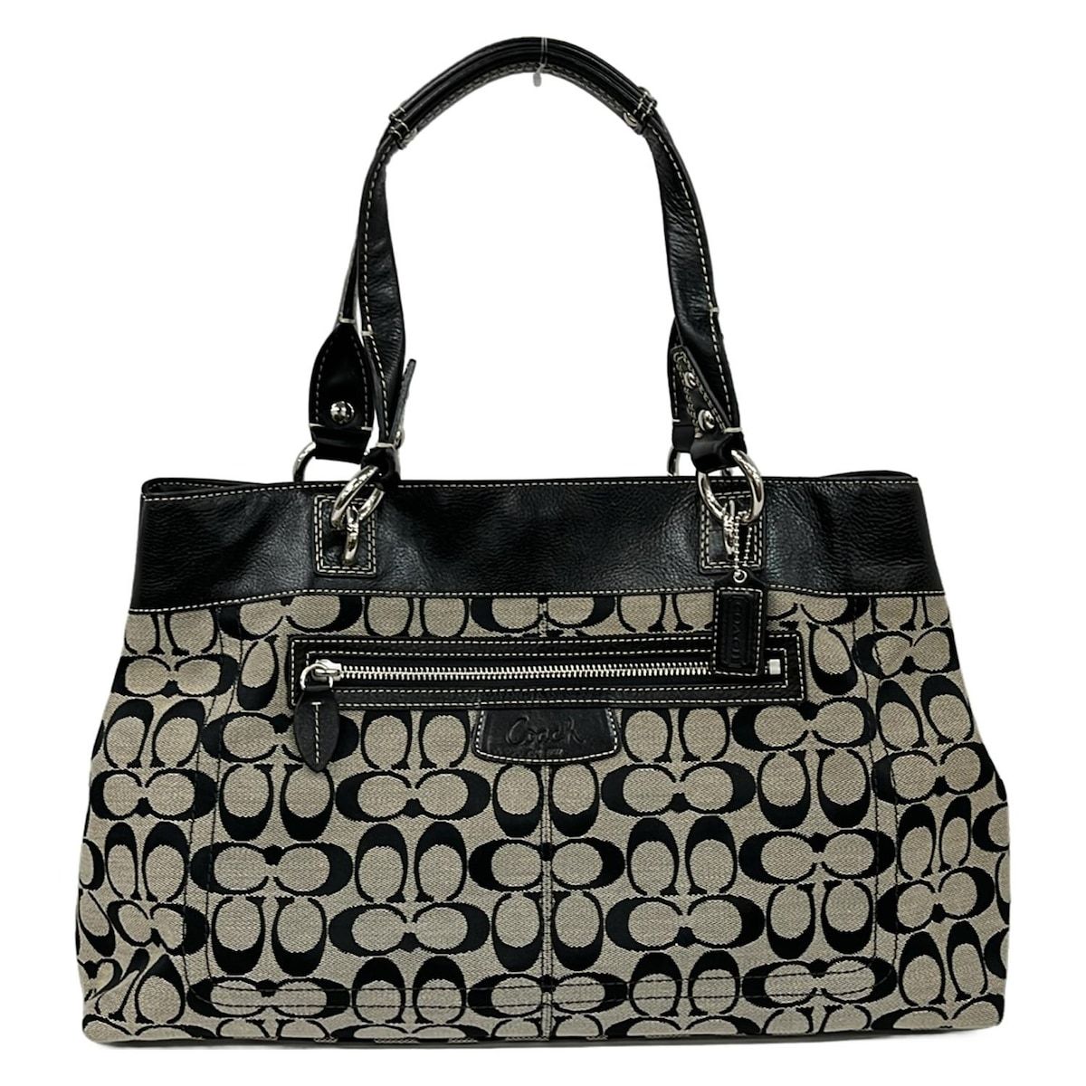 COACH(コーチ) トートバッグ ペネロピ シグネチャー ラージ ショッパー