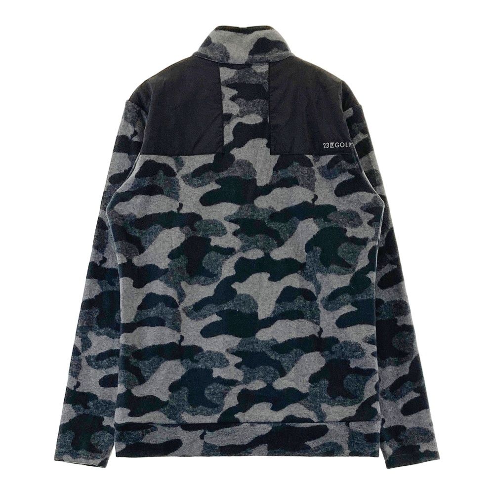 サイズ：M 23区GOLF ニジュウサンクゴルフ 起毛 ハーフジップ 長袖T